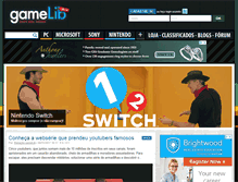Tablet Screenshot of antigo.gamelib.com.br